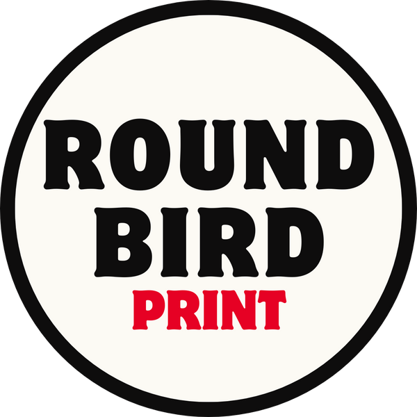 Round Bird Print